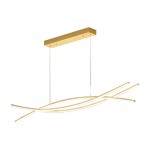 Φωτιστικό led χρυσό 3CCT Dimmable by remote control 48w 4400Lm