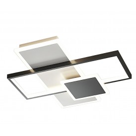 Φωτιστικό οροφής led μαύρο 3CCT Dimmable by remote control 48w 4400Lm